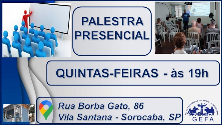 Agenda das Palestras